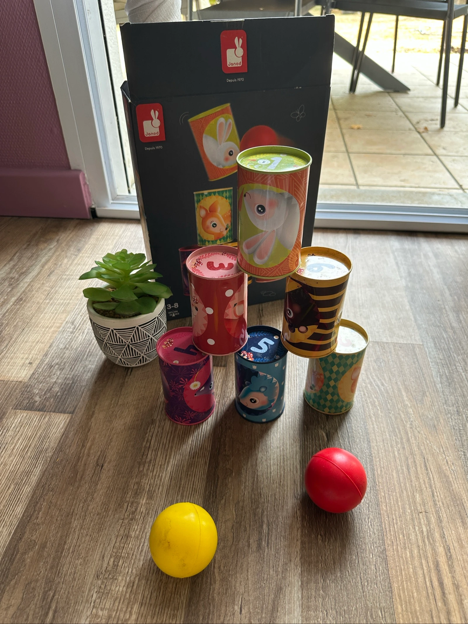 đŻ Jeu Chamboule-tout Janod â ThĂšme ForĂȘt â Complet